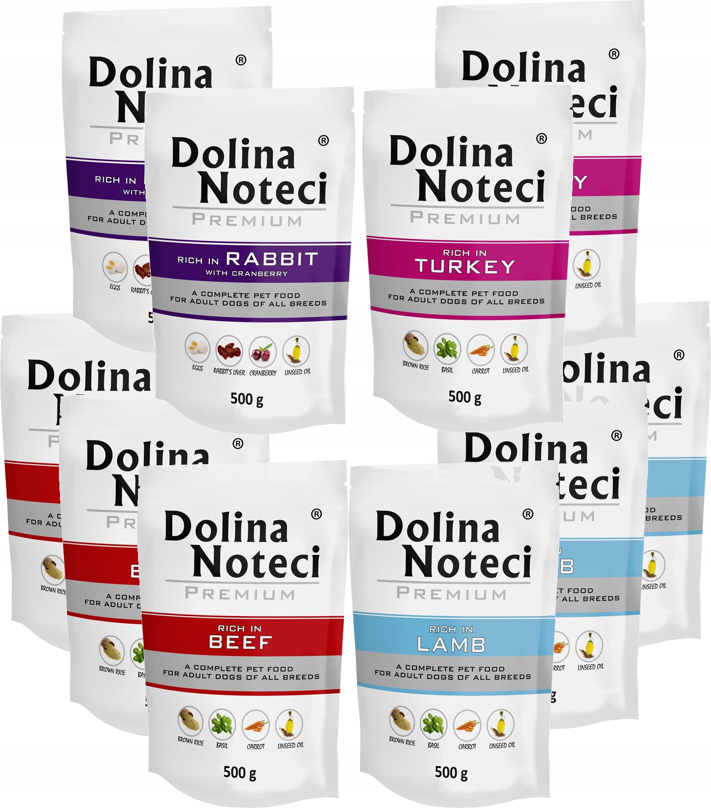 Долина Noteci премиум микс вкусов 10x 500 г