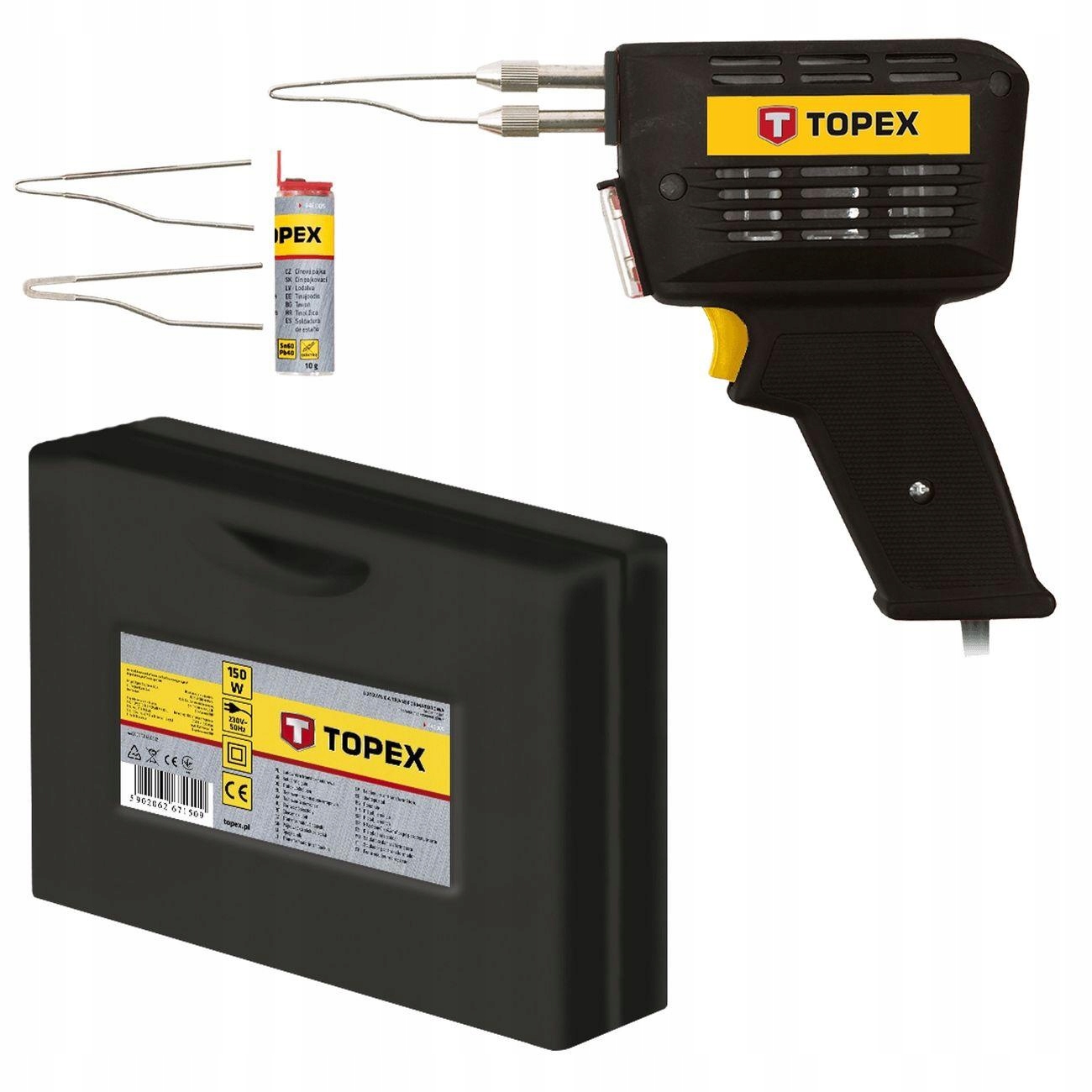 Lutownica transformatorowa 150W, 230V 44E005