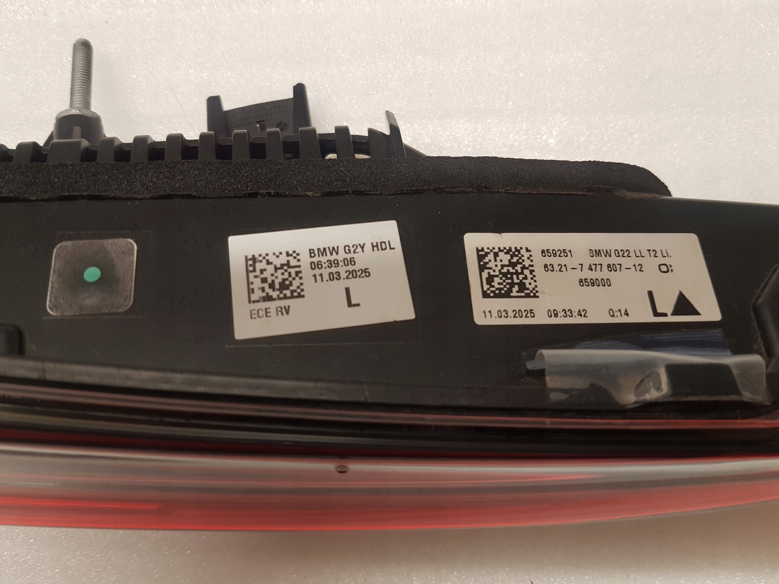 light rear left BMW G22 G23 G26 M4 G82 LED 7477607
