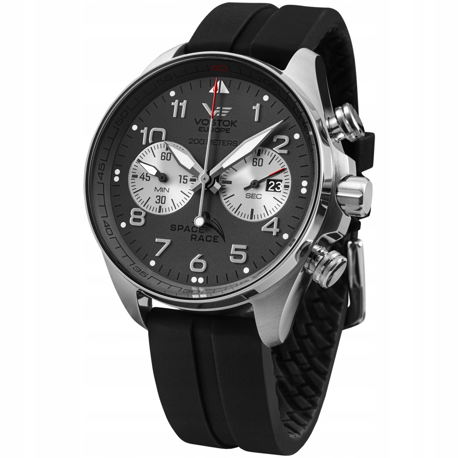 Zegarek Męski Vostok Europe 6S21-325A666S czarny p