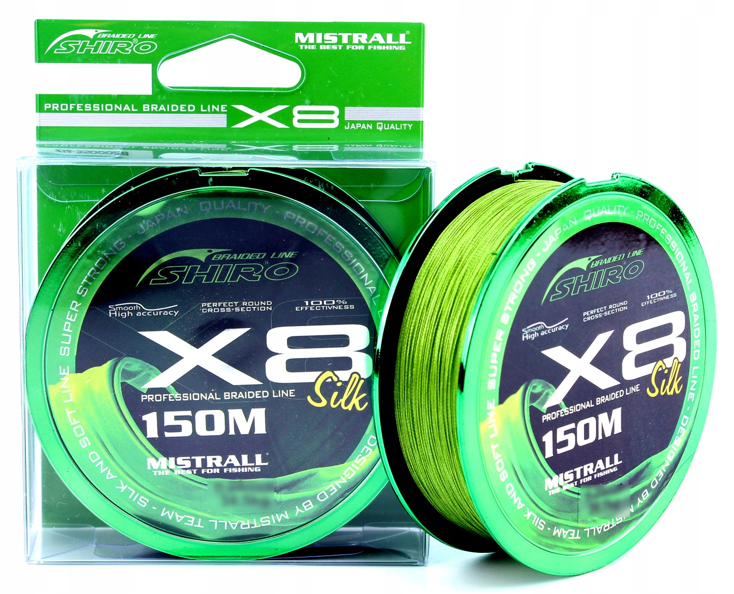 Plecionka Mistrall Shiro X8 Silk Green 0,32 mm 150 m 42,6 kg Karp i Feeder