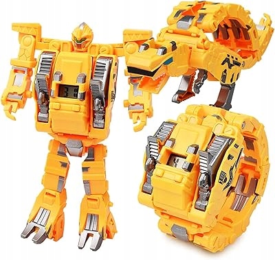 SHEIN ŻÓŁTY ZEGAREK 3W1 TRANSFORMERS