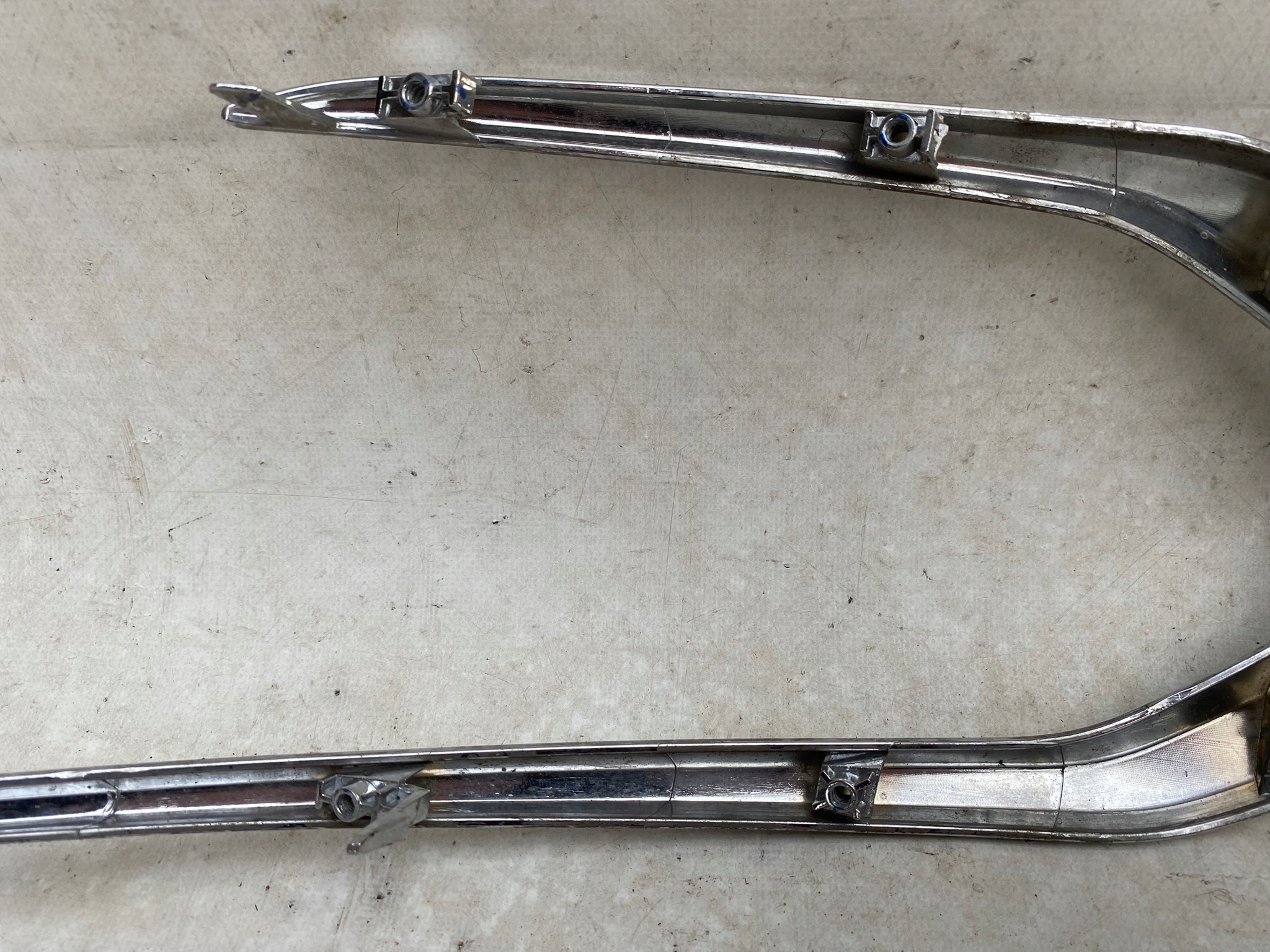 MITSUBISHI SPACE STAR II 16-19 CHROM frame right bumper front 6402A392