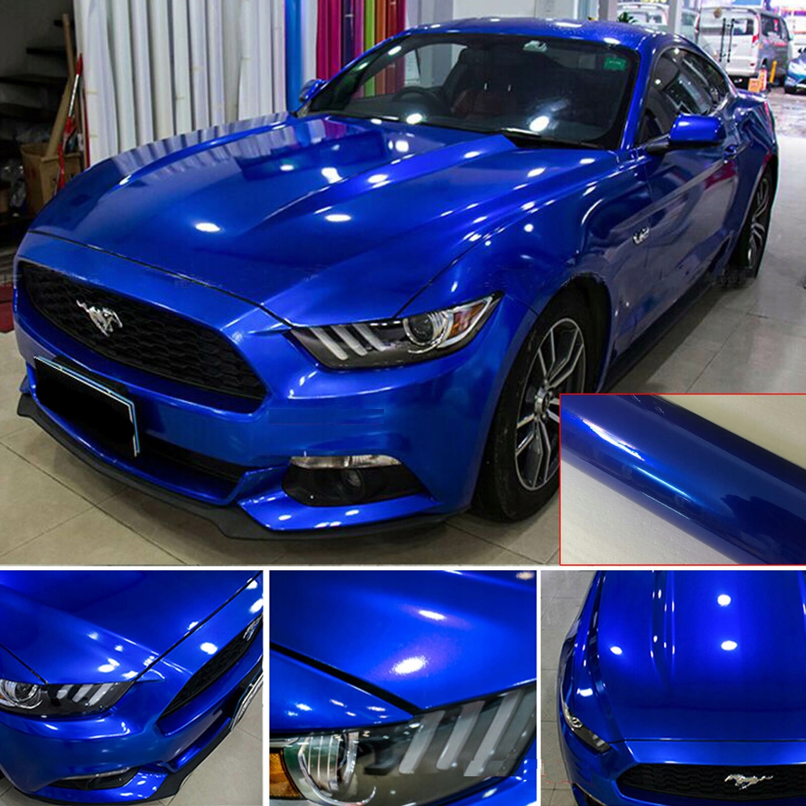 OKLEINA FOLIA NIEBIESKA METALLIC CHROM 152cm Funkcja ochrona powierzchni