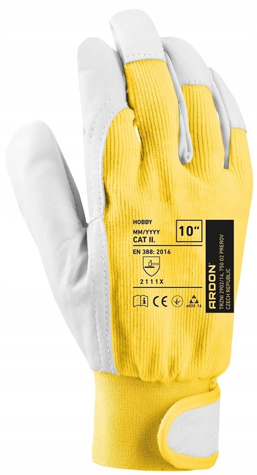 

Robocze Rękawiczki Kombinowane Skóra Hobby 9/L