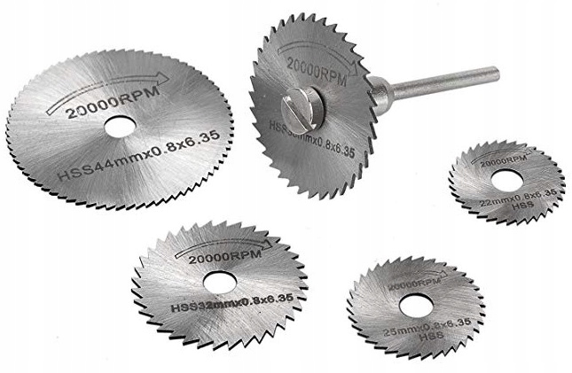 TARCZE DO DREWNA DO MINI SZLIFIERKI 6 SZTUK Seria GFGJ