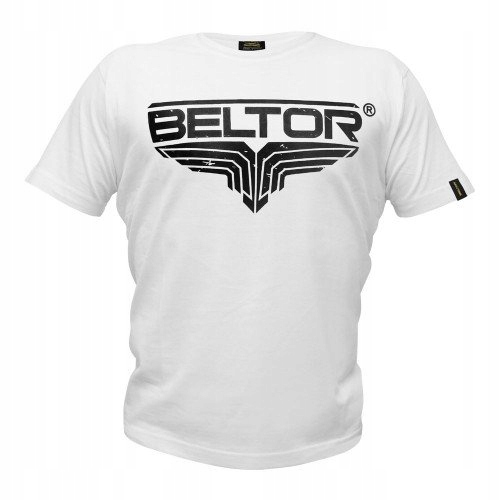 Beltor T-shirt Koszulka Męska Treningowa Classic Biała White Rozmiar L
