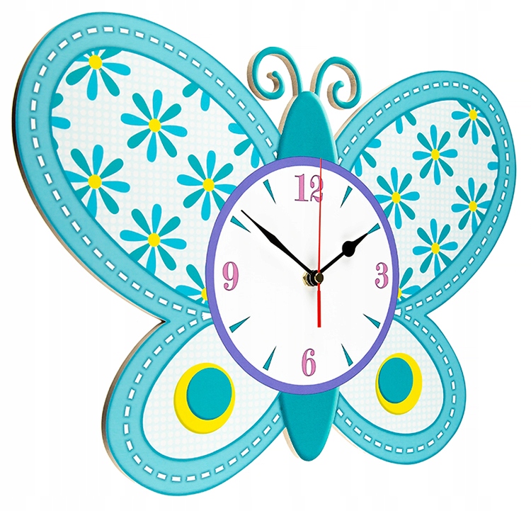 MOTYL (t) zegar ścienny dla dzieci Marka inna
