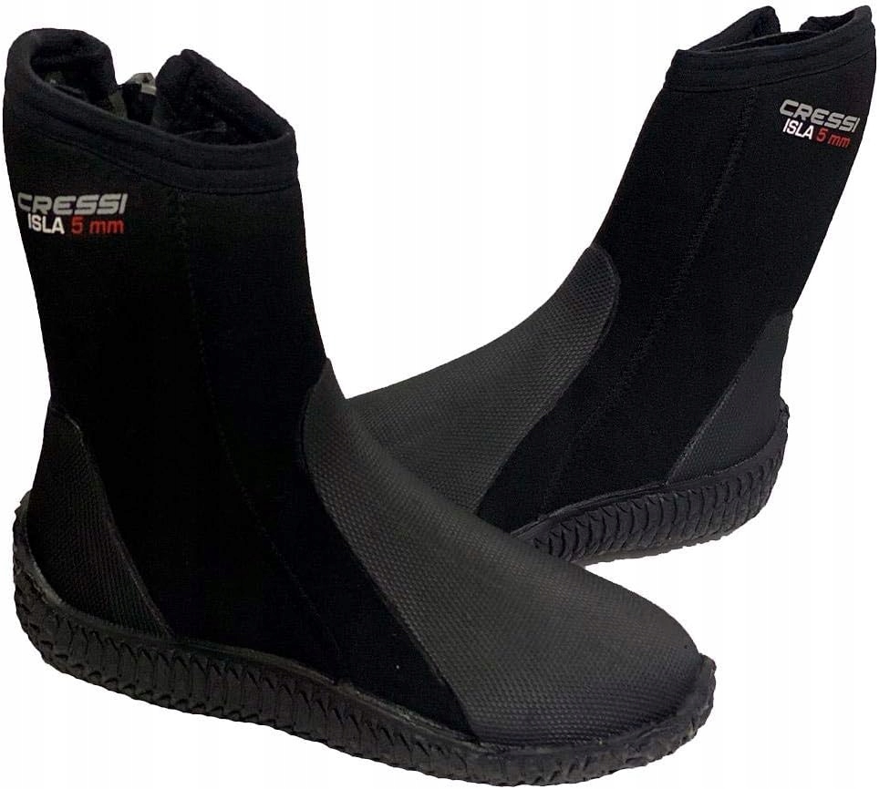 Potápěčské boty Cressi Isla Neoprene, velikost Xs, 5 mm, černé