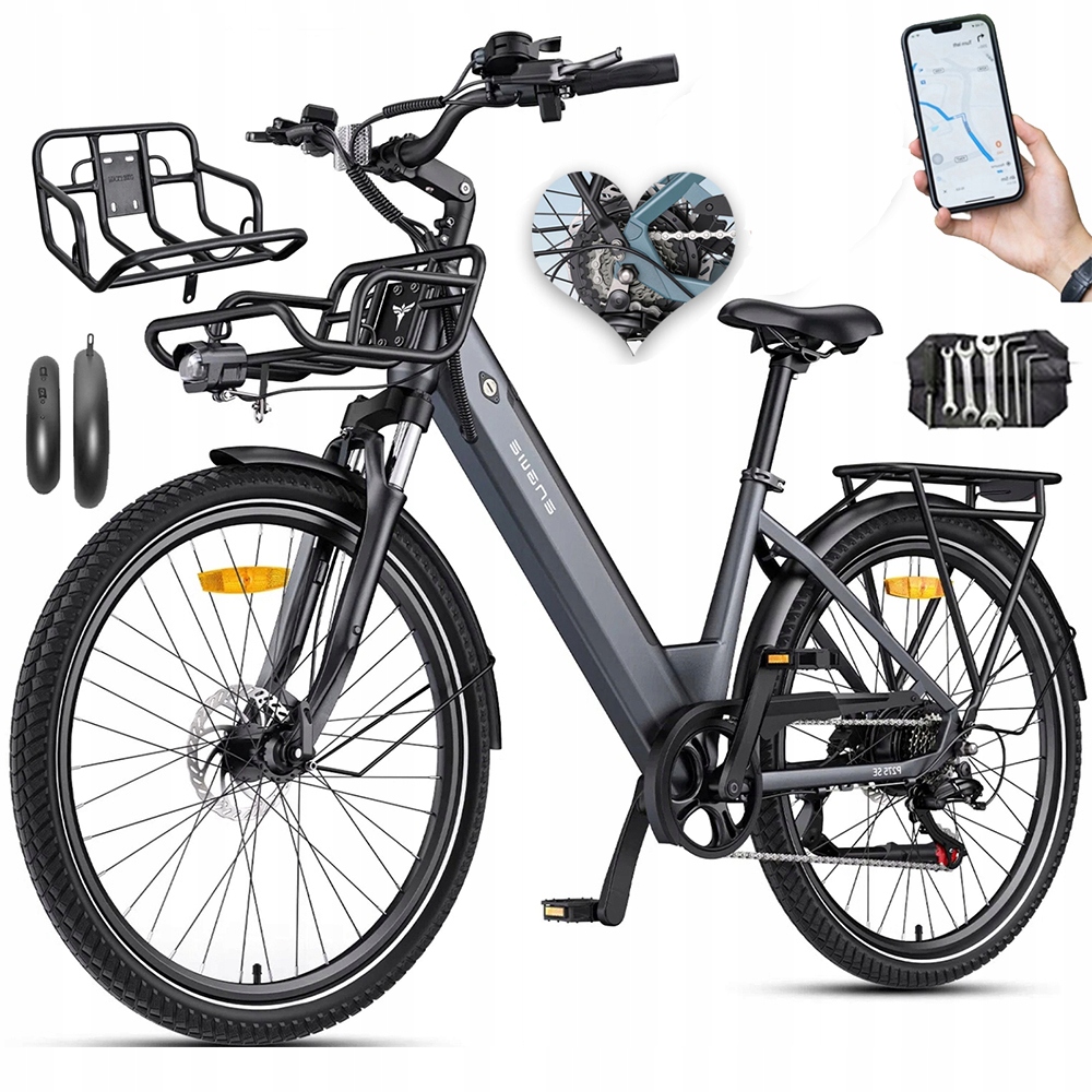 ENGWE P275 SE Rower Elektryczny 25KM/H 100HP 250W 36V 13Ah 27.5