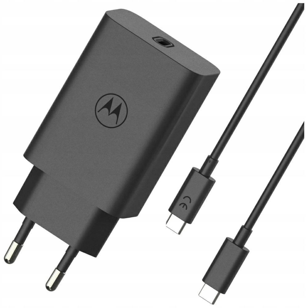 Ładowarka sieciowa Motorola TurboPower 68W Usb-c z kablem Usb-c do Usb-c 1m