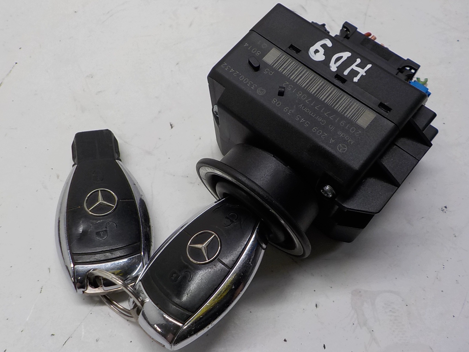 MERCEDES-BENZ C W203 CLC ignition key PILOT 2X
