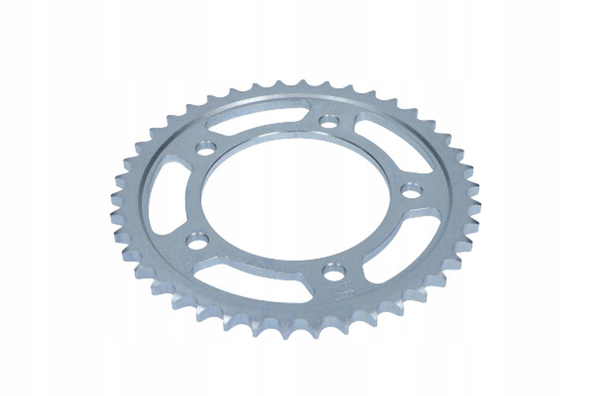 ZĘBATKA NAPĘDZANA TYŁ MOTO. STALOWA OCYNKOWANA SREBRNA AFAM