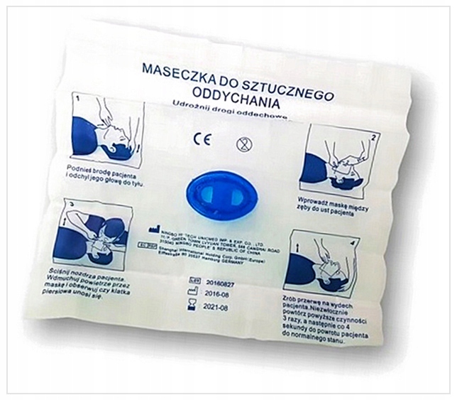 H7F49 MASECZKA MASKA DO SZTUCZNEGO ODDYCHANIA USTNIK 89197