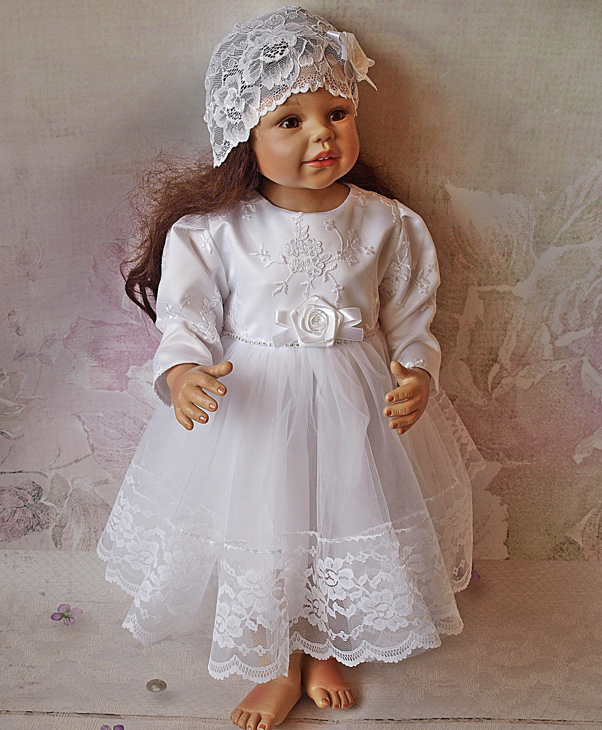 NOWA SUKIENKA Z CZAPECZKĄ DO CHRZTU GRACJA ROZ 68 Marka Inna marka