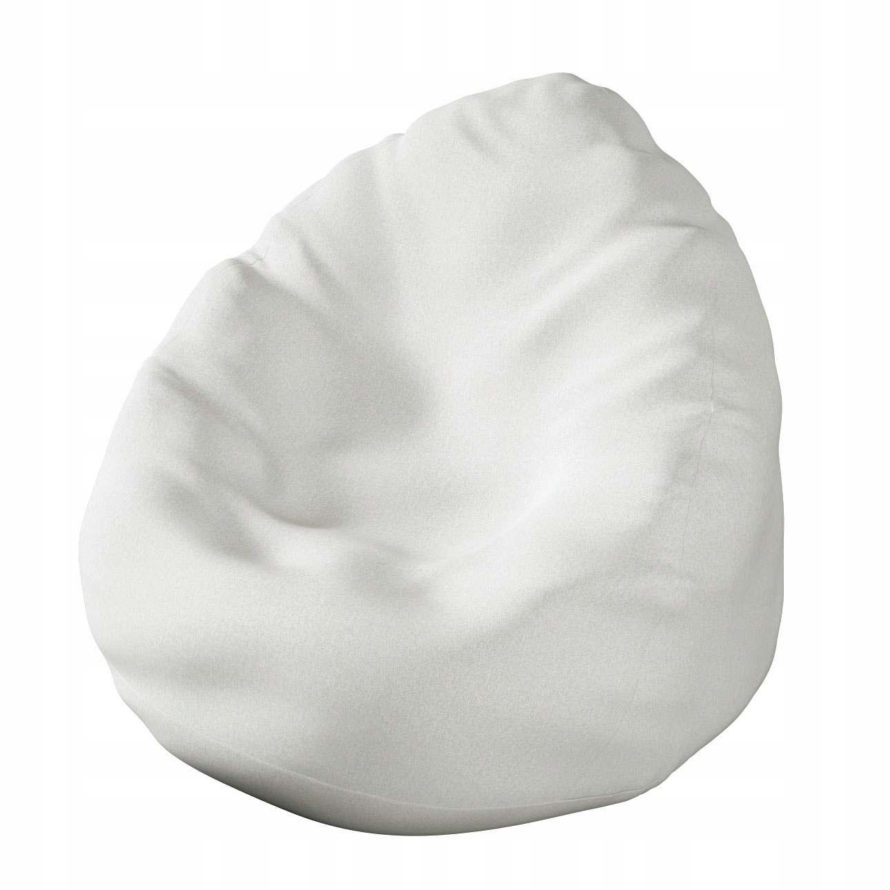 Poťah na vak na sedenie Ø80 x 115 cm krémový