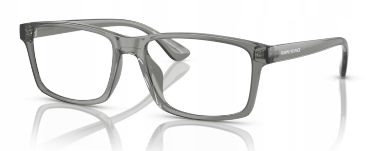 Oprawki Armani Exchange Ax 3083U 8239 Męskie Transparentne szare