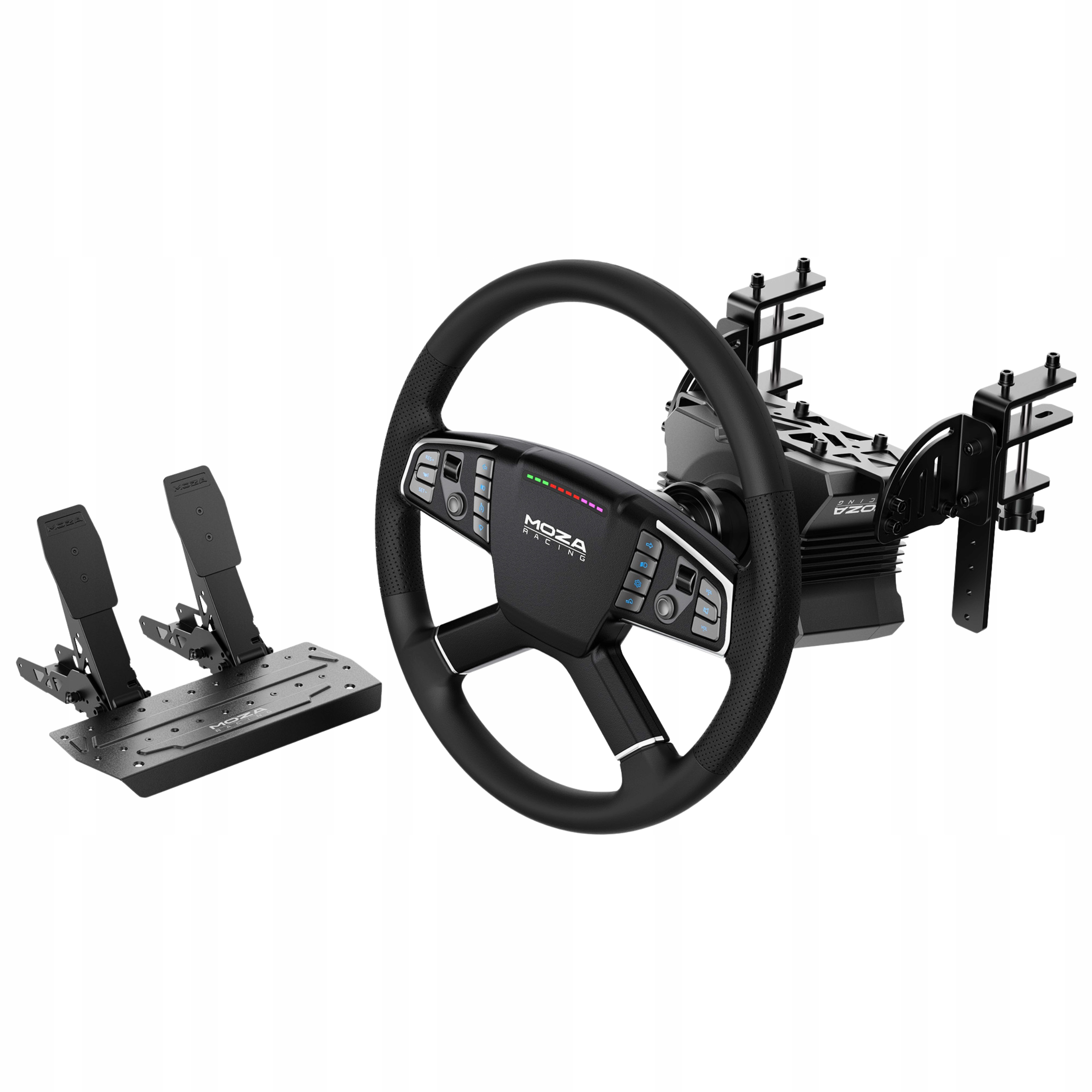 Moza Racing RS071 sada R5 volant Tsw pedály Srp Lite svorky Pc