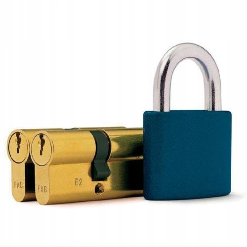 sada Kombi 8 (2x vložka Fab 100RSD+1x zámok vis 80RSH/52) 6 kľúčová