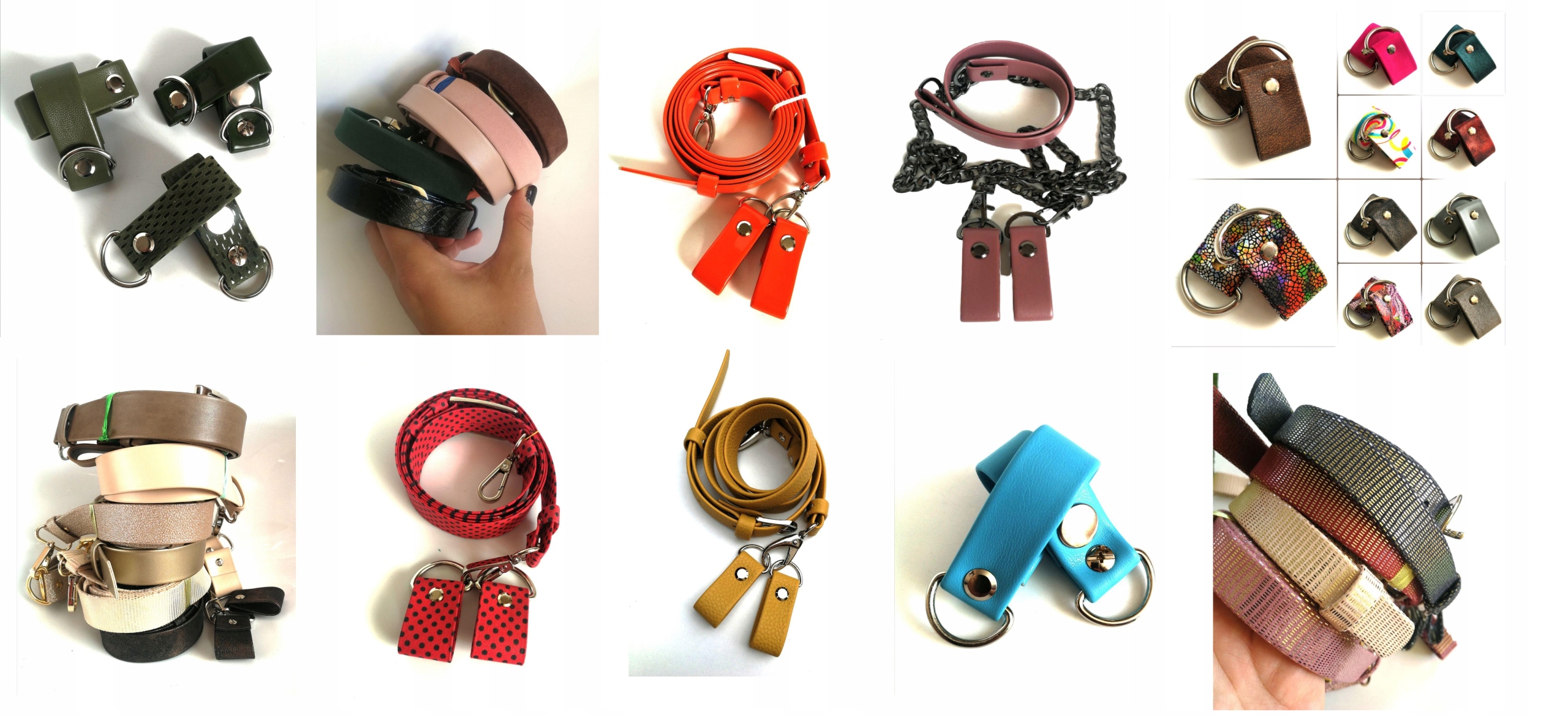 Zaczepy klipsy na napy brąz aksamit do obag o-bag moonlight bagobag Marka Bagobag