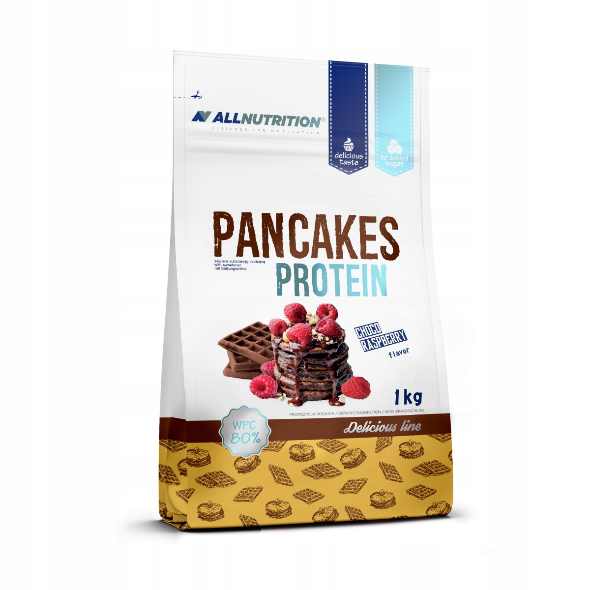 Allnutrition Pancakes Protein 1000g Czekolada Malina Mieszanka Na Naleśniki