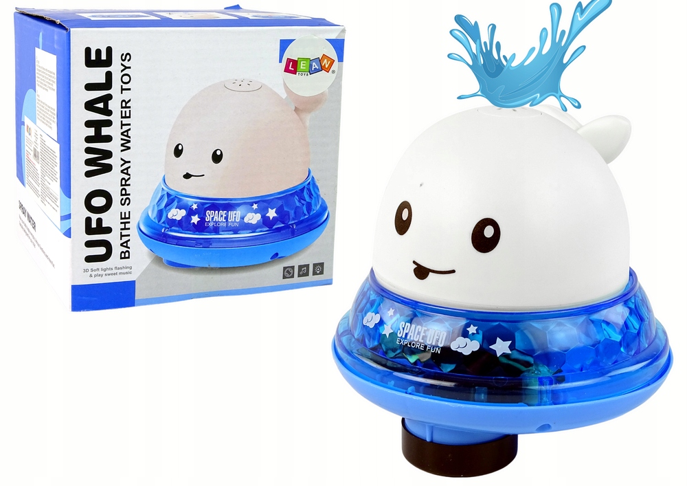 Wieloryb Tryskający Wodą z Podstawką Biała EAN (GTIN) 5905679075043