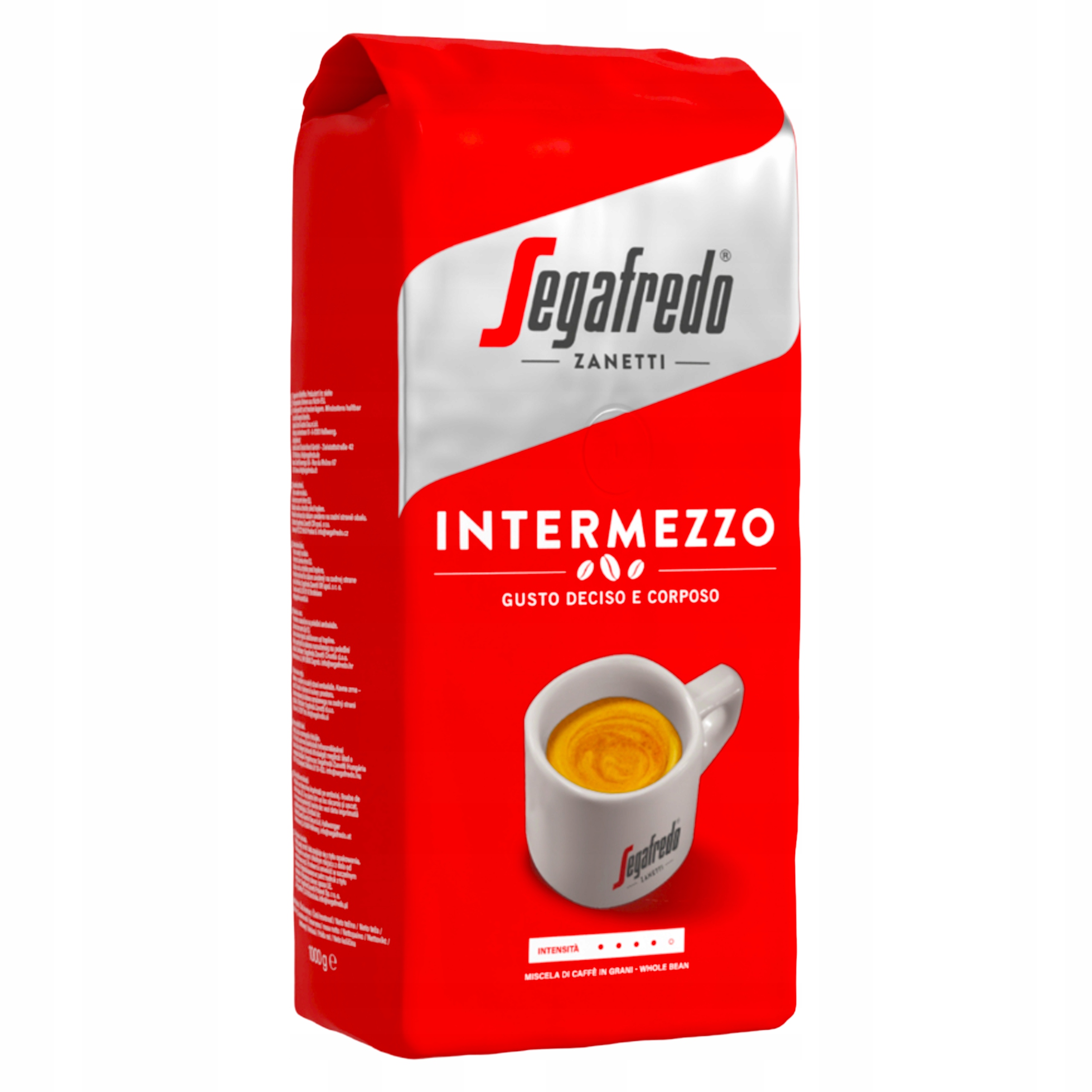 Levně Káva pražená zrnková Intermezzo Segafredo Zanetti 1 kg