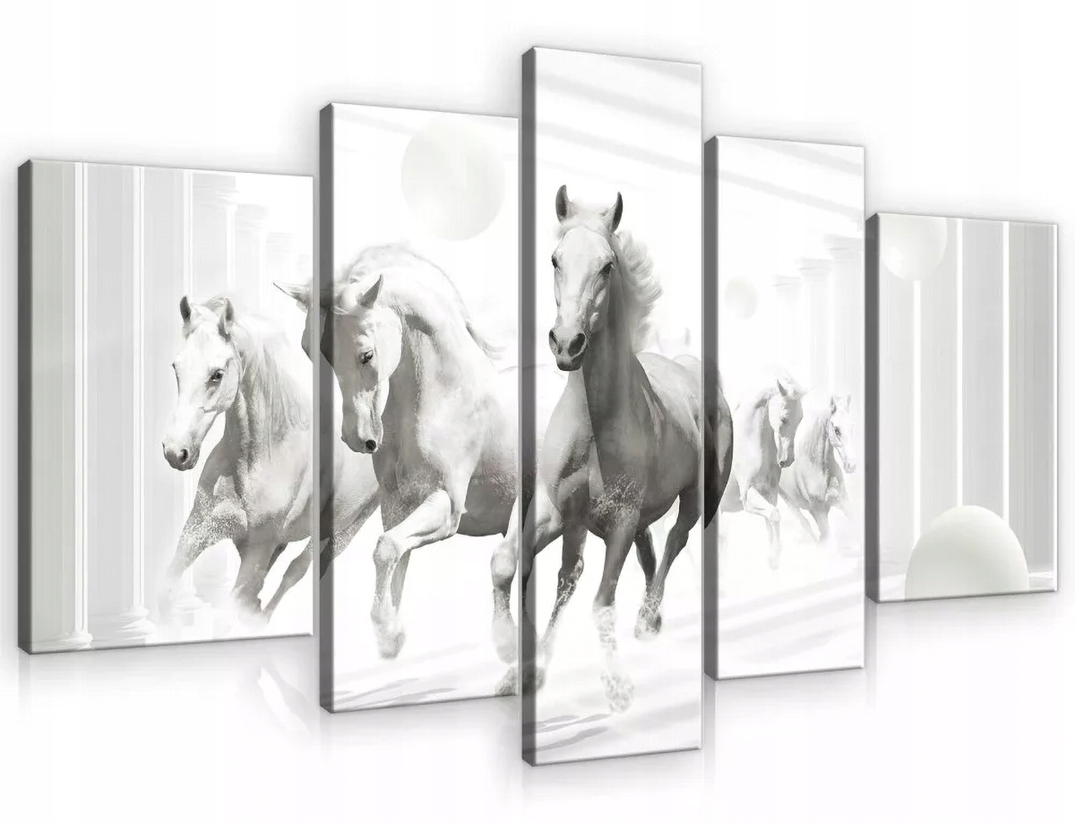 Obraz Na Plátně Canvas 170x100 Kůň Koně Cval