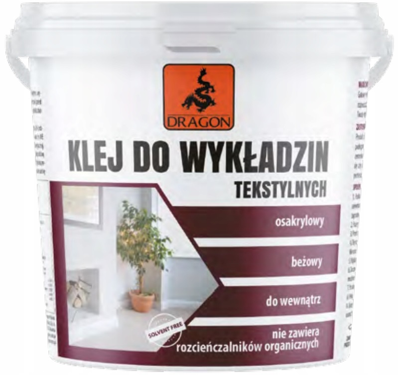 Dragon Klej Osakrylowy Do Wykładzin Podłogow. 6KG