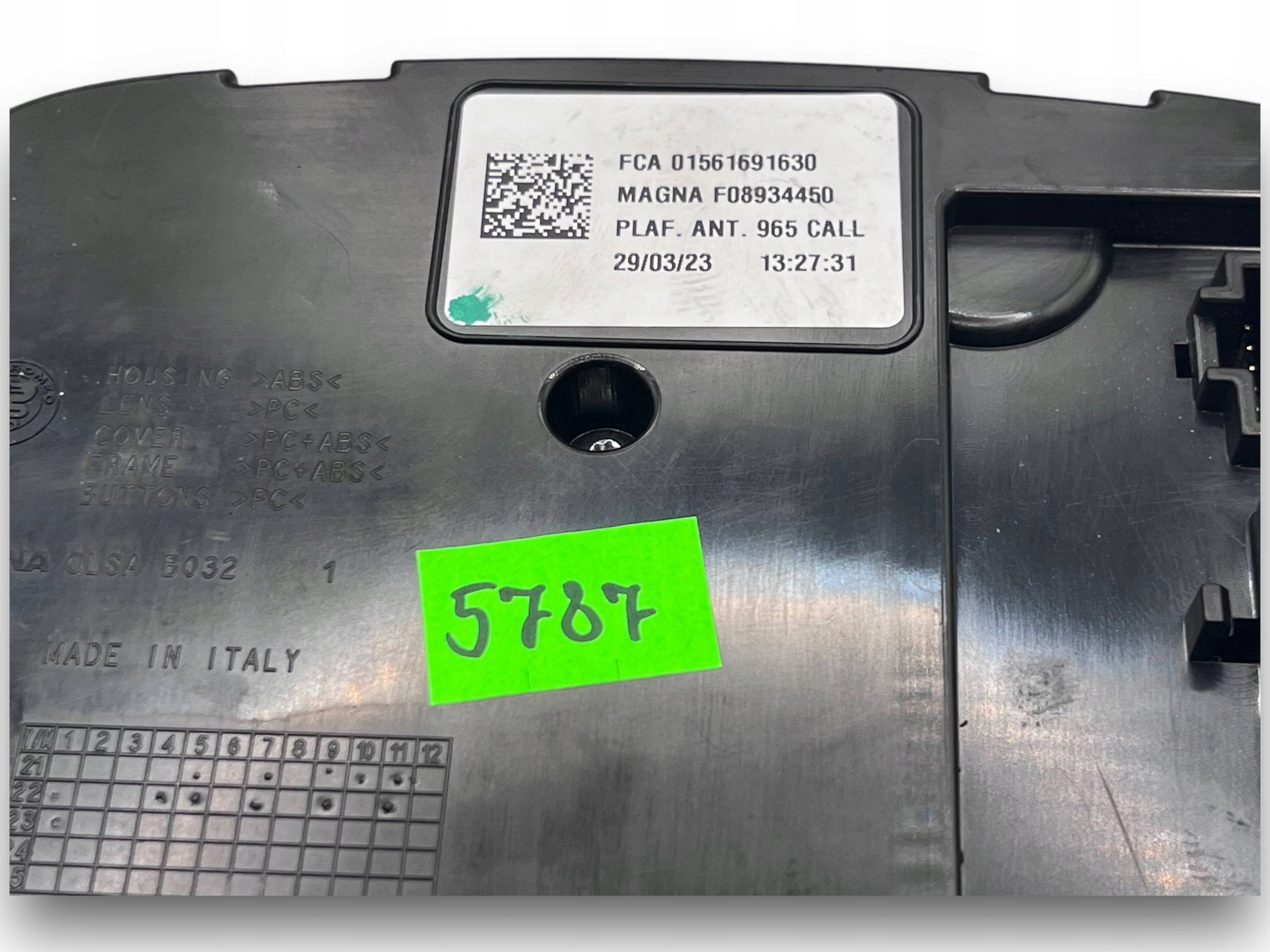 ALFA ROMEO TONALE light OSWIETLENIE cabs 01561691630 $J