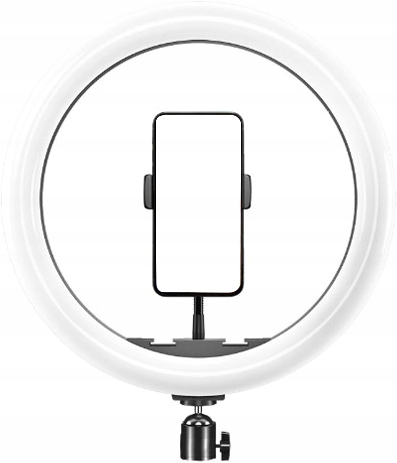 LED Circle Light ze Stojakiem, Regulowana jasność Live Streaming