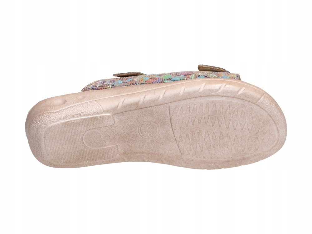 MEDYCZNE KLAPKI SKÓRZANE - FAKIRKI - MOZAIKA 36 Rozmiar 36