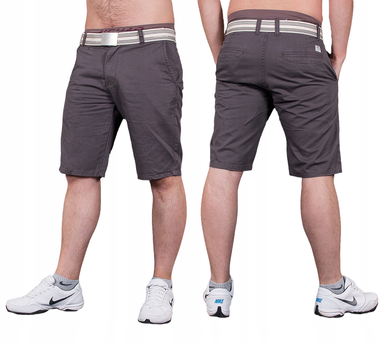 

Krótkie Spodenki Męskie Szorty 169 r 74 cm śliwkow