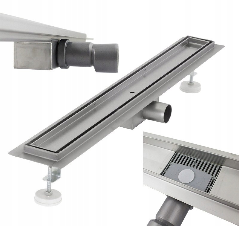 Lineární Odtok Befliesbar se sifonem a sprchovou deskou z oceli 110C