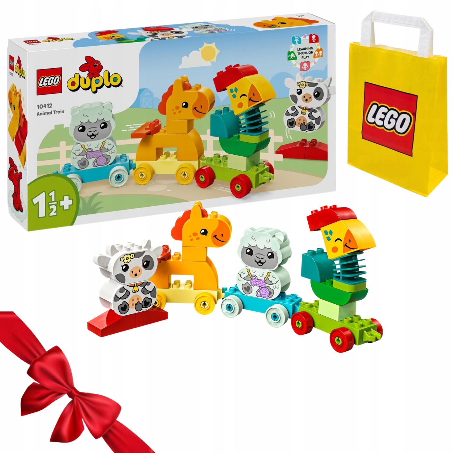 Zestaw Klocków Lego Duplo 10412 Pociąg Ze Zwierzętami Na Święta Top