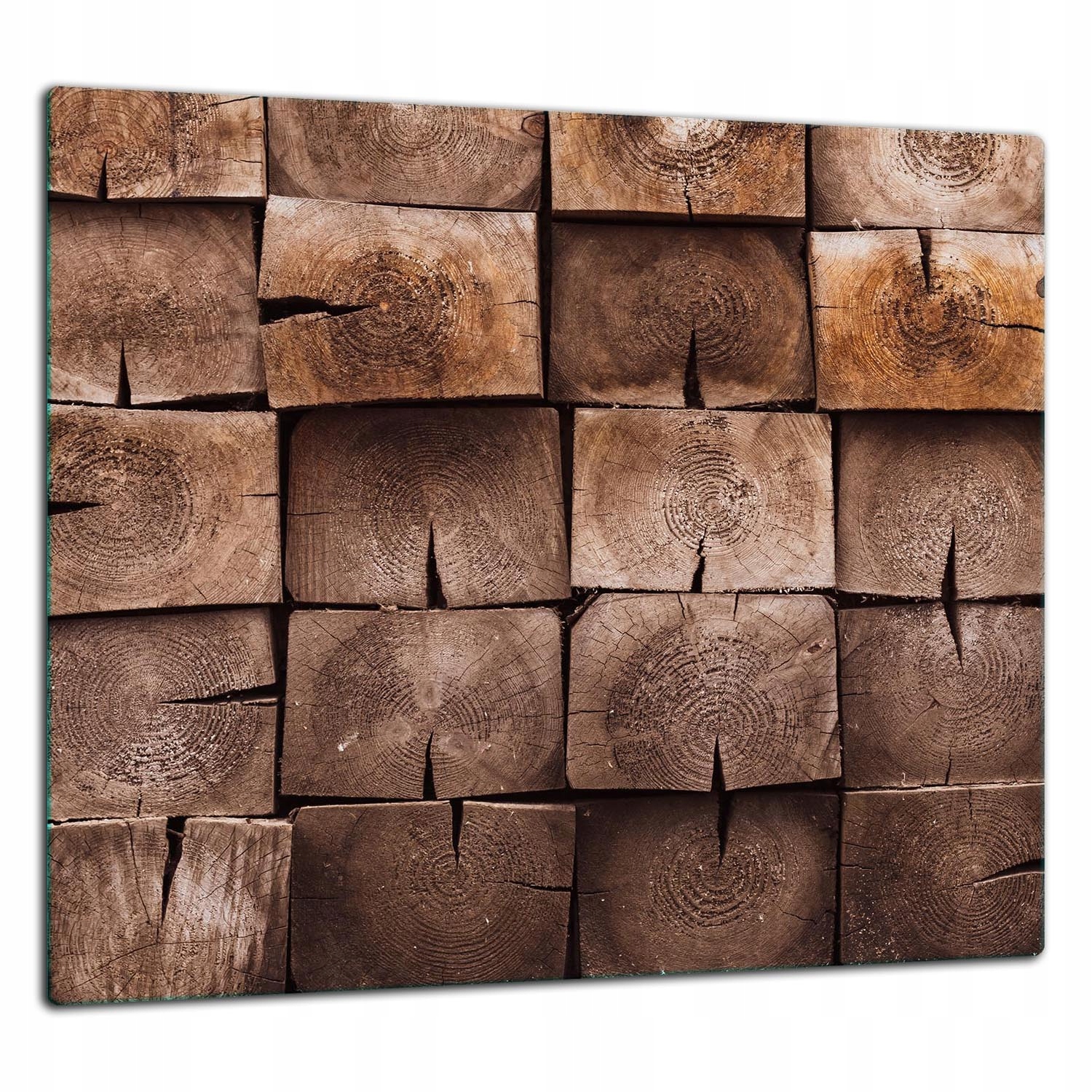 Skleněná Ochranná Deska Panel Lepidlo 65x60 Dřevo Tvrzené sklo 7v1