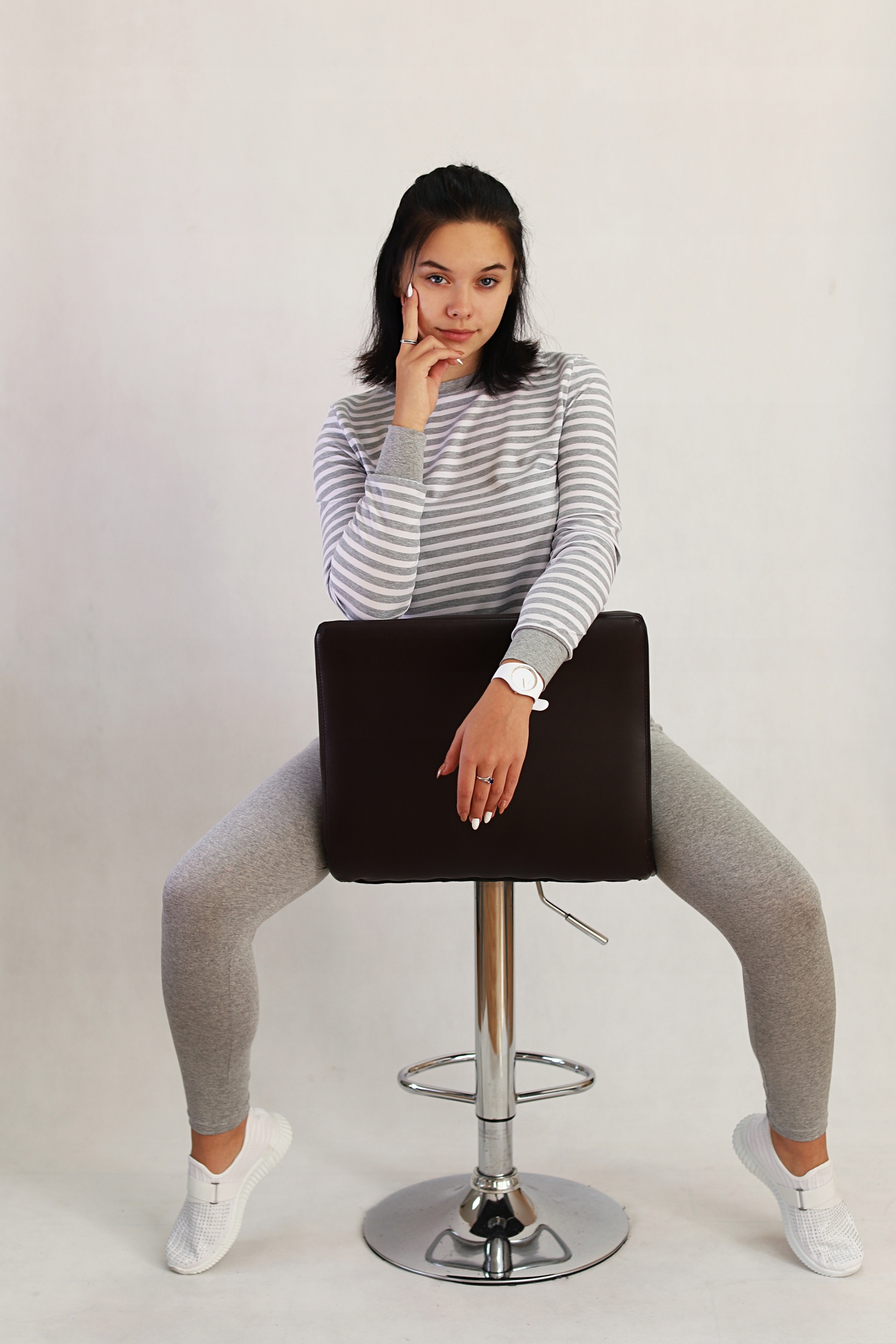 PIŻAMA DAMSKA, WYGODNA, MODNA, HOMEWEAR, L/XL Dekolt okrągły