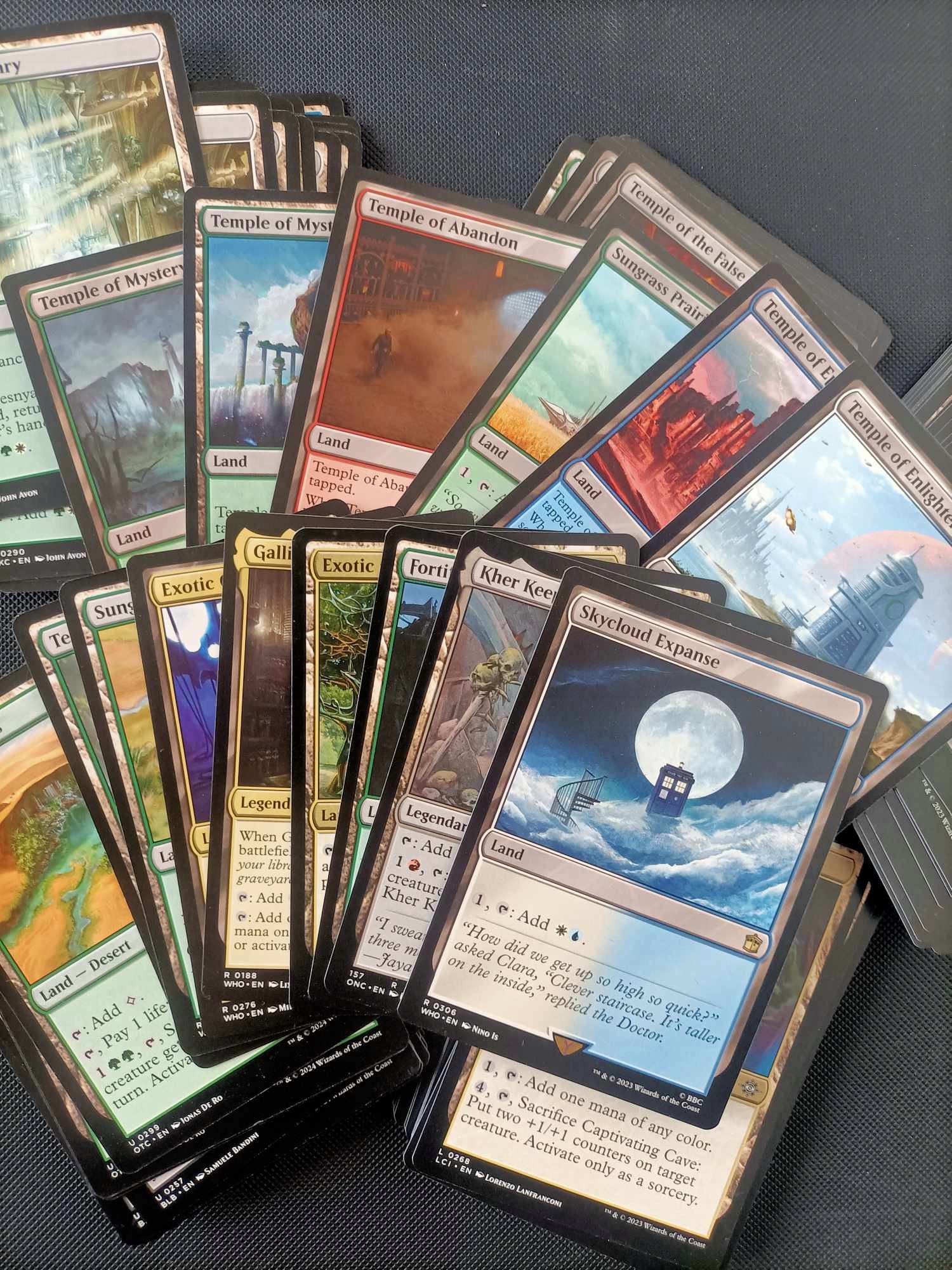 Zestaw nonbasic landów Magic the Gathering - 100 c 36 unc 14 r