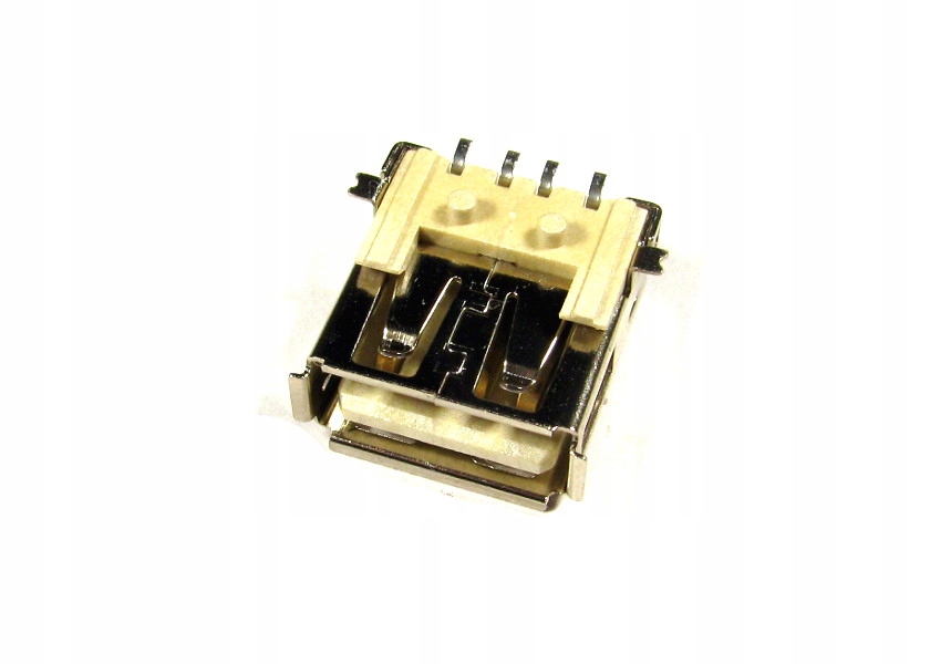 

Gniazdo Usb typ A do druku białe smd 2szt