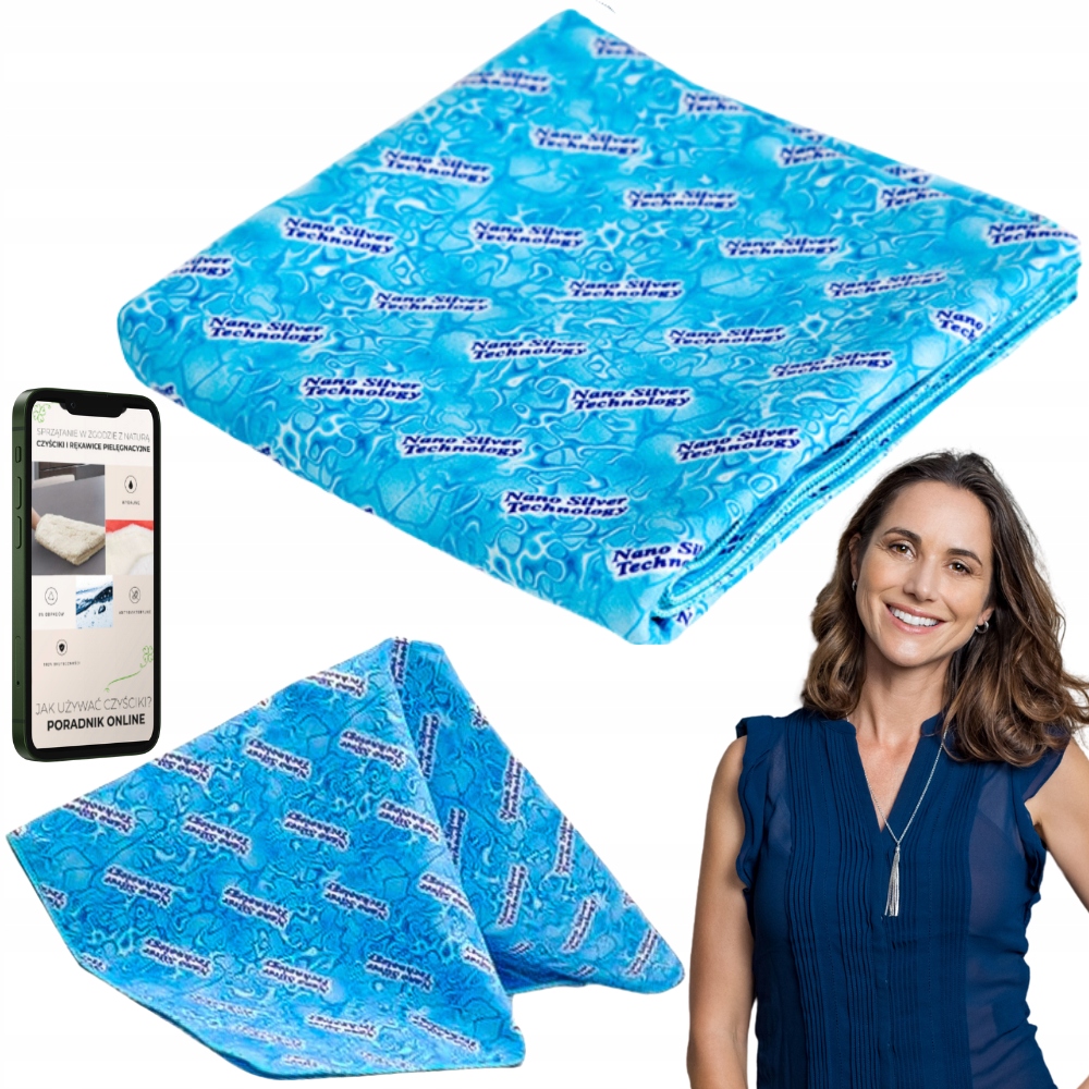 Levně Raypath Čistič Sunbeam Mořský XXL S Nanostříbrem Modrý Na Vytírání