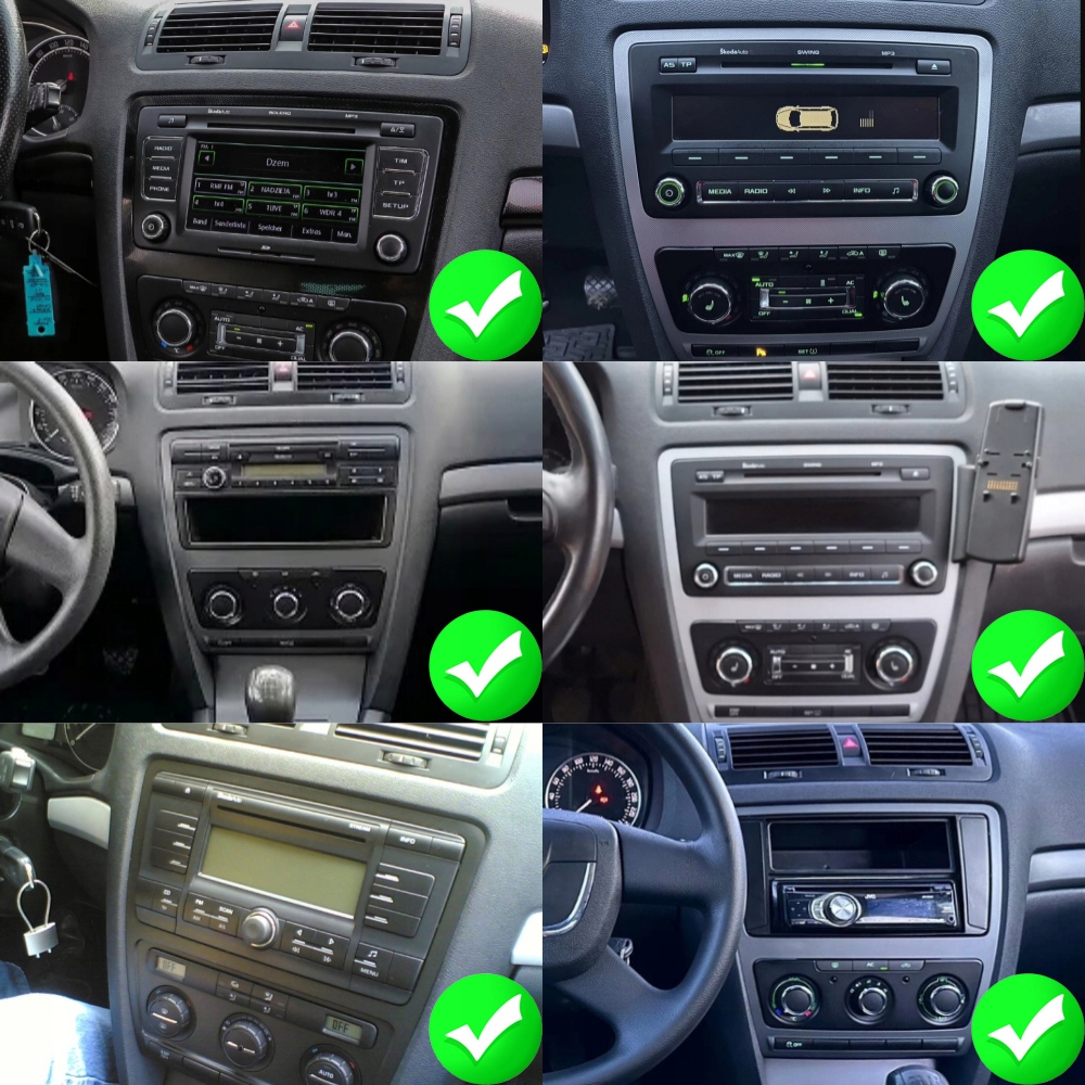 RADIO ANDROID 13 SAMOCHODOWE SKODA OCTAVIA MK2 A5 2004-2014 RAPID YETI 2/64 Marka bez marki