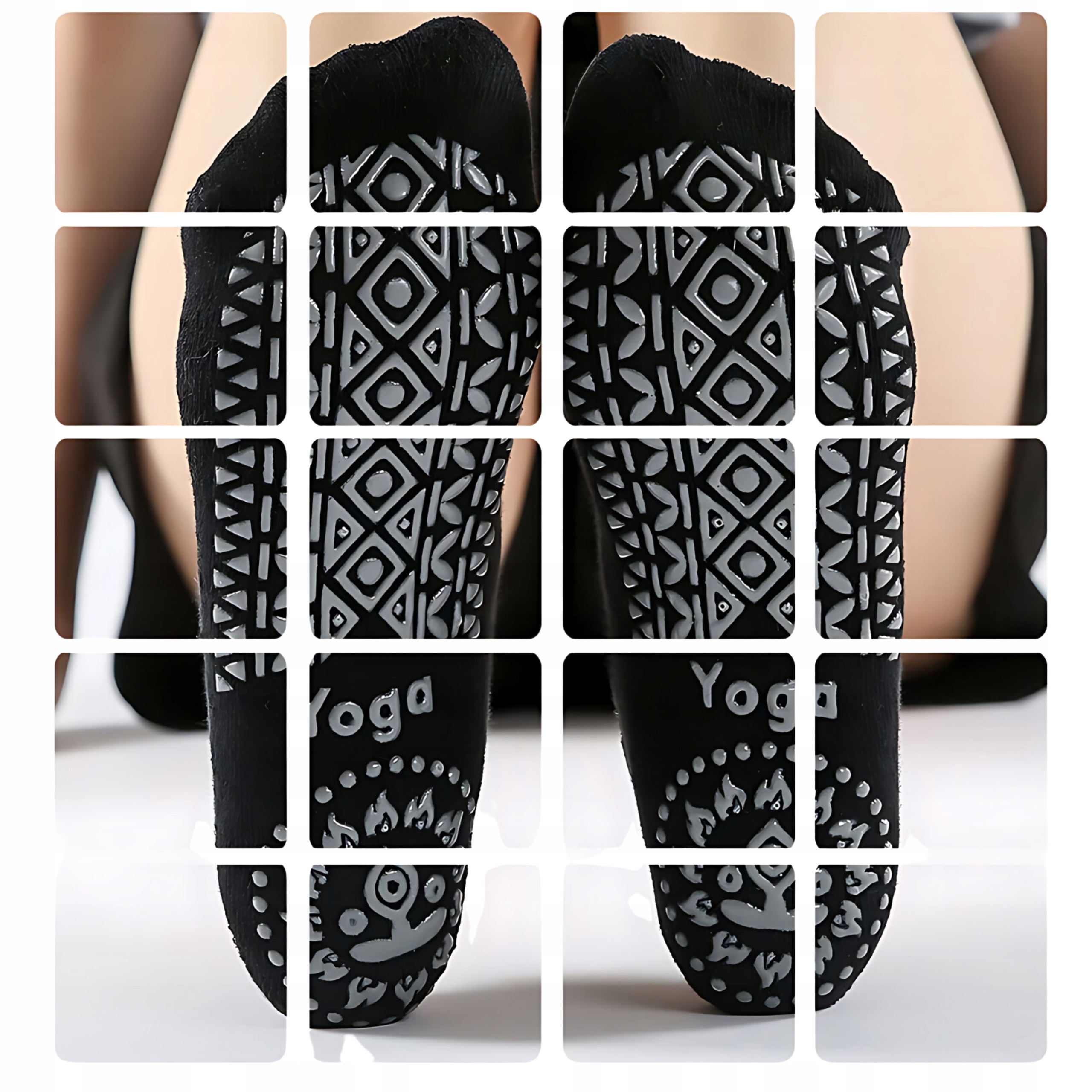 SKARPETKI DO JOGI TAŃCA BALETKI ANTYPOŚLIZGOWE DAMSKIE SKARPETY x2 PARY Płeć produkt uniseks