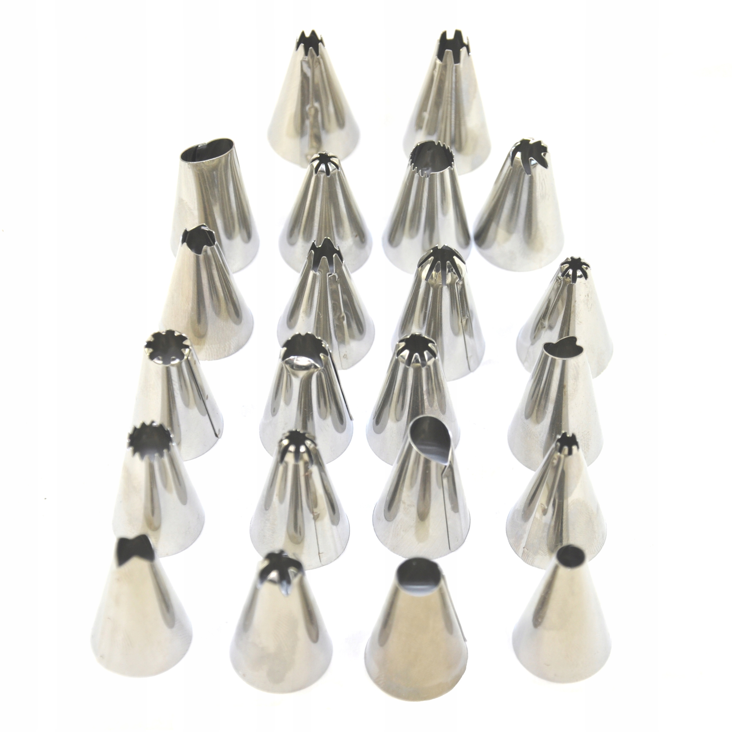 Silikonowy Rękaw Cukierniczy Zestaw do Dekorowania Ciast - 22 Końcówki Kolor niebieski