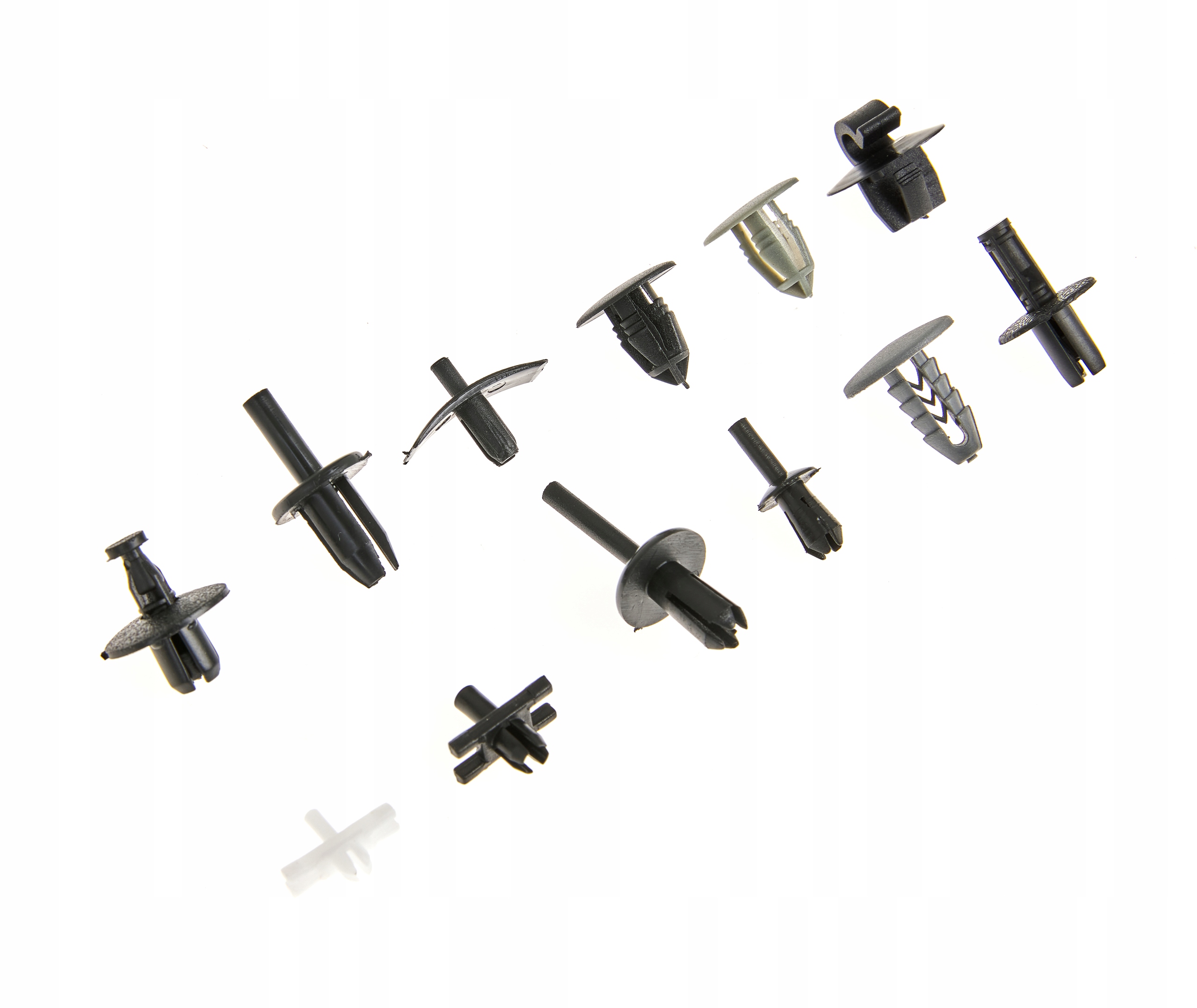 ZESTAW SPINEK KOŁKÓW KLIPSÓW DO TAPICERKI 350 SZT VOLVO 18 ROZMIARÓW Marka Falcon