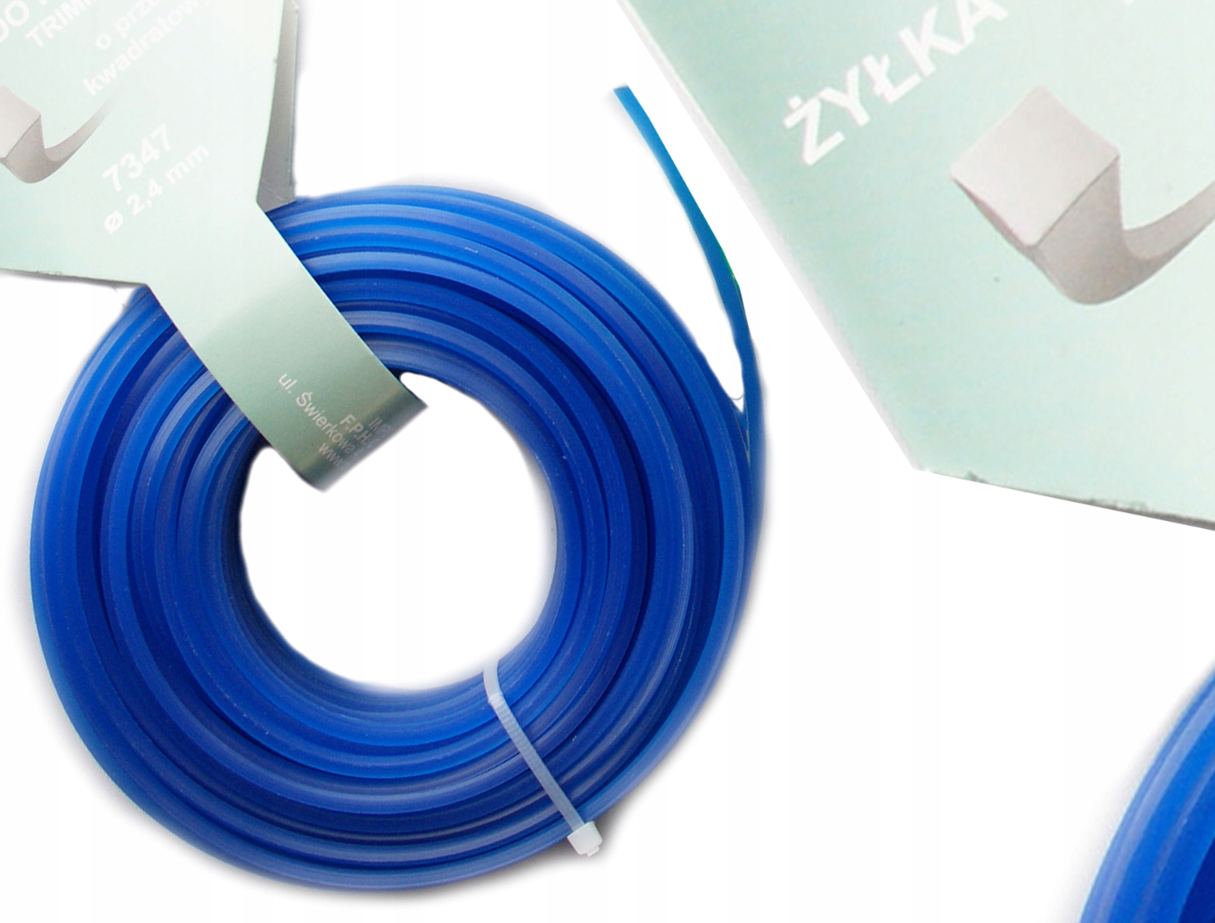 

Żyłka Tnąca Do Kosy Podkaszarki 2,4mm 15m Kwadrat