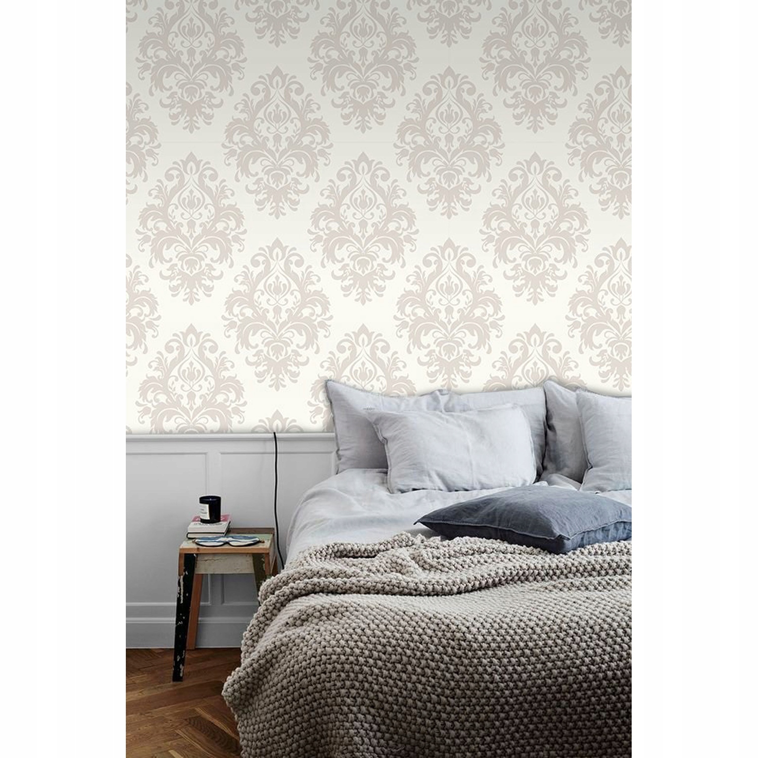 

Fototapeta ścienna Adamaszkowy szary wzór 360x250