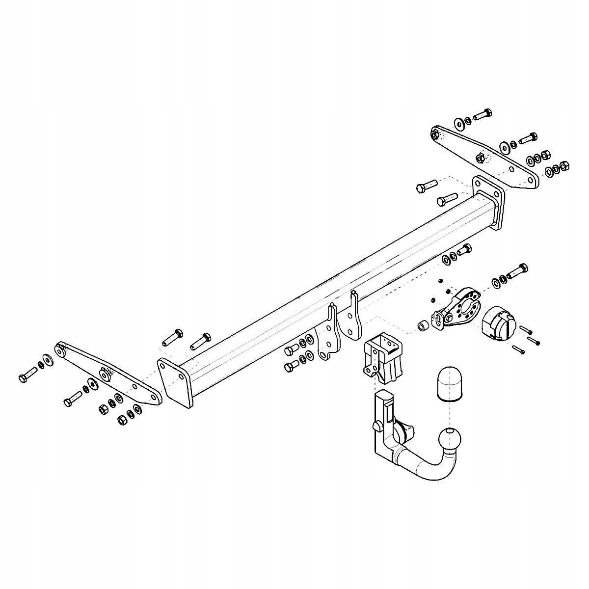 Hak holowniczy Wypinany do Volvo XC40 536 SUV od 17 MODUŁ 13 PIN GRATIS Producent Steinhof