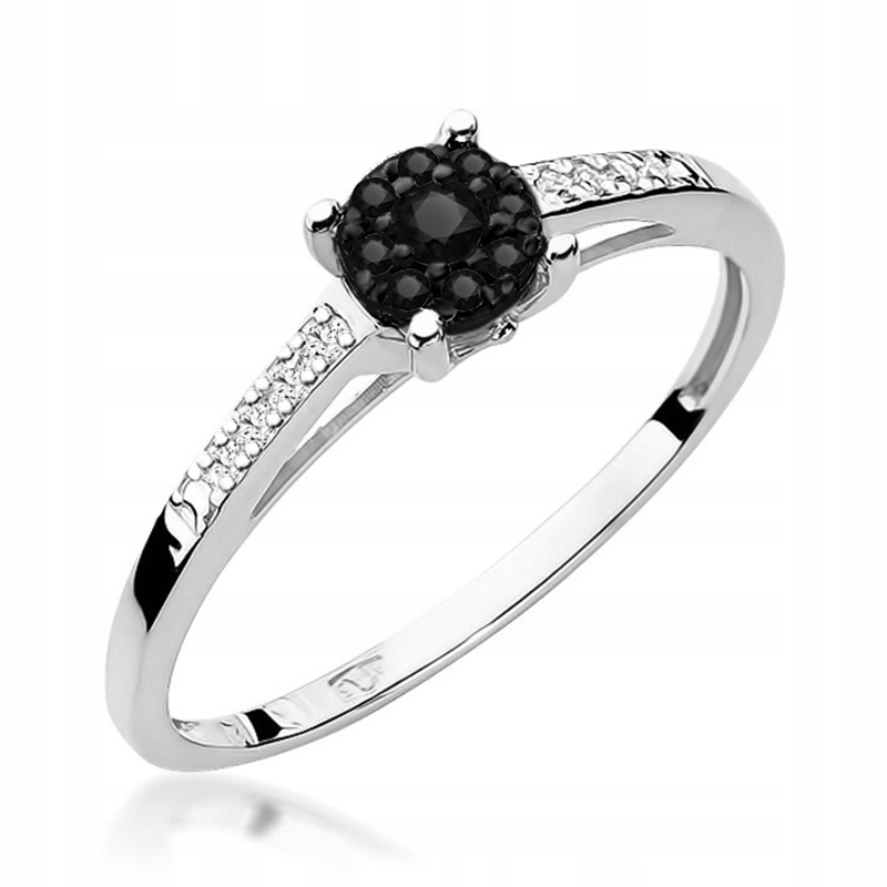 Zlatý Prstýnek 585 Brilianty 0,08 ct