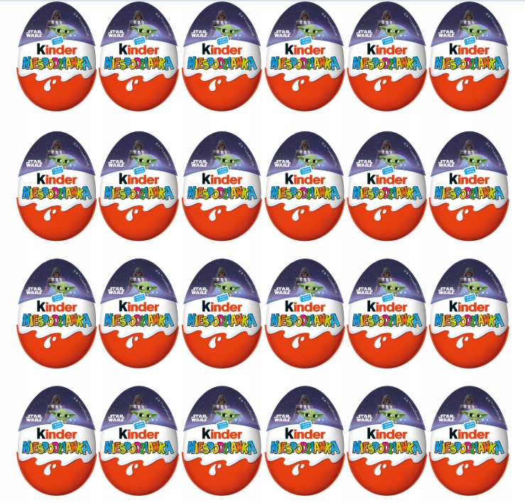 Jajko czekoladowe Kinder Niespodzianka Seria Star Wars 20 g x 24 szt.
