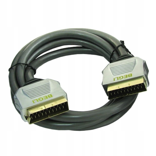 

Kabel Euro-euro eurozłącze Scart 21p przewód 3m